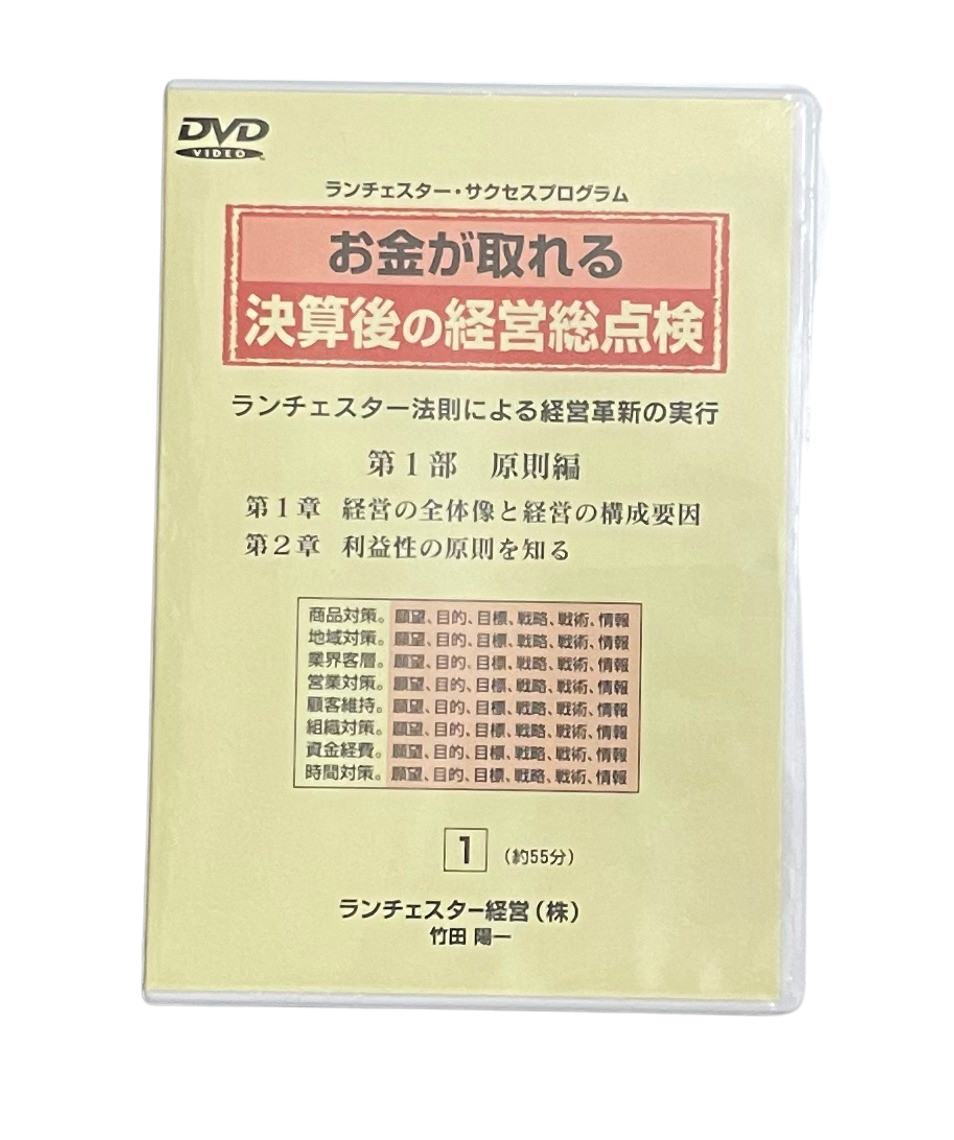 お金が取れる決算後の経営総点検（ランチェスター経営）